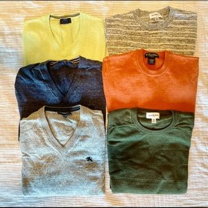 *Like New* Mens Brooks Brothers, Express, and Goodfellow & Co Sweaters